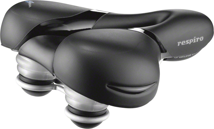 Selle Royal Respiro Saddle -Steel, Black, Relaxed - Picture 1 of 1