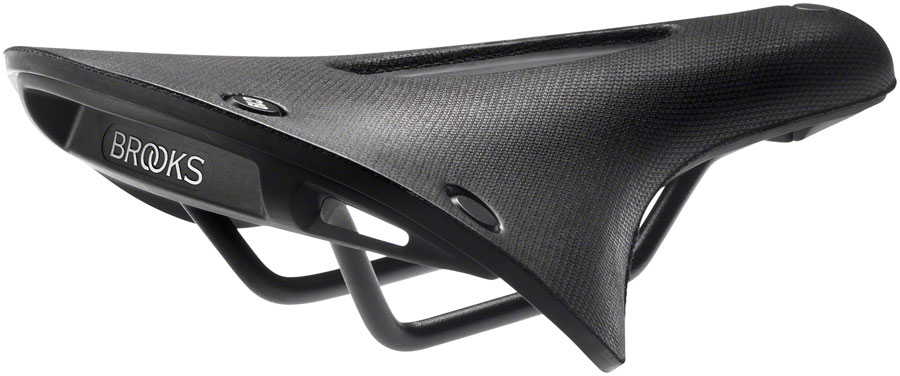 Brooks C19 Carved All Weather Saddle - Black 184mm Width Steel