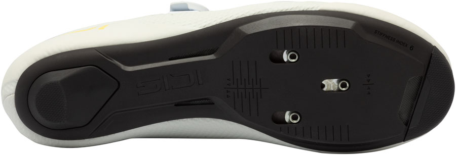 SIDI Fast 3 Road Cycling Shoe - Ice White Bright Yellow, 44 detailed image 4
