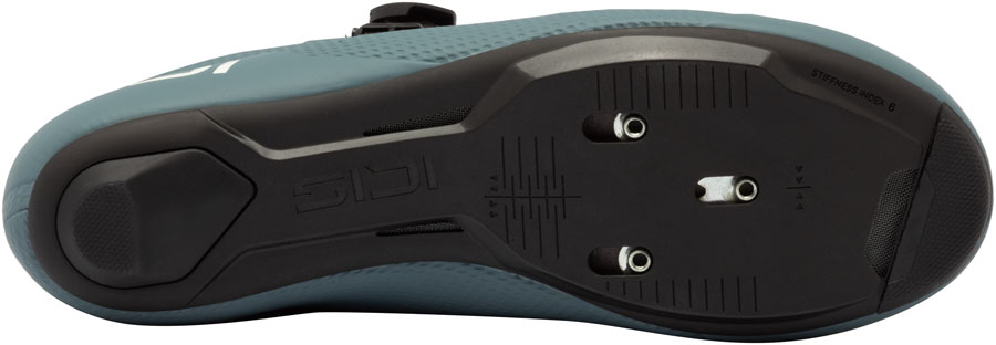 SIDI Fast 3 Road Cycling Shoe - Storm Grey Ice White, 46 detailed image 4