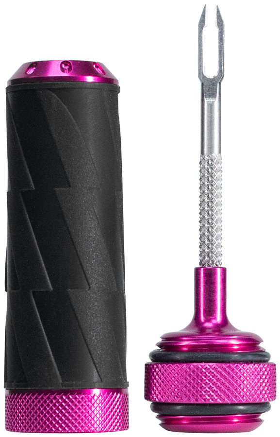 Muc-Off Pink Tubeless Repair Capsule - CNC Aluminum 2-in-1 Reamer - Plug for 7290₽