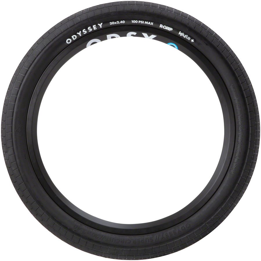 Odyssey Super Circuit BMX Tire 20in 2.4 Black Foldable Tubeless | eBay