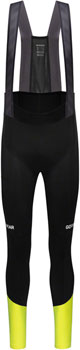 Gorewear Spinshift Thermo Bibs + - Black/Yellow, Men's, Small/Medium Black/Yellow EA Tights