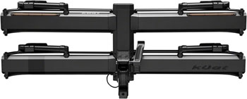 Kuat Piston Pro X Hitch Bike Rack - 2-Bike, 1.25" Receiver, LED Lights with 4-Pin Plug, Kashima Coat, Galaxy Gray EA Hitch Bike Rack