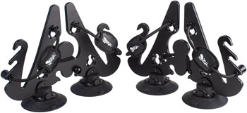 SeaSucker Pallavicini Ski Rack - Holds 2 Pair W/Poles, or 2 Snowboards, Black EA Ski Carrier