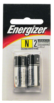 Energizer N 1.5V Alkaline Battery: 2-Pack EA Battery