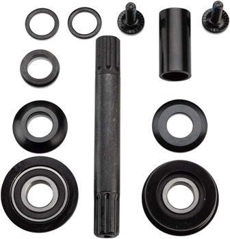 Stolen American/MID Bottom Bracket With 8 Spline Spindle Sealed 19mm Black EA BMX Bottom Bracket