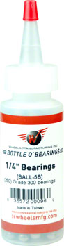 Wheels Manufacturing Grade 300 1/4" Loose Ball Bearing: Bottle of 250 BOT Loose Ball Bearing