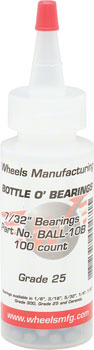 Wheels Manufacturing Grade 25 7/32" Loose Ball Bearing: Bottle of 100 EA Loose Ball Bearing