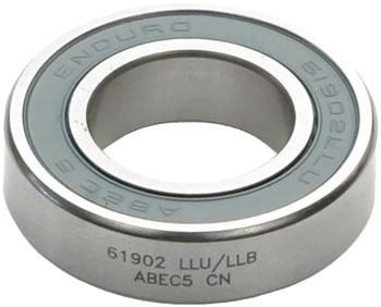 Enduro 61902 LLU/LLB Radial Cartridge Bearing - ABEC-5, CN Clearance, 15mm x 28mm x 7mm EA Cartridge Bearing