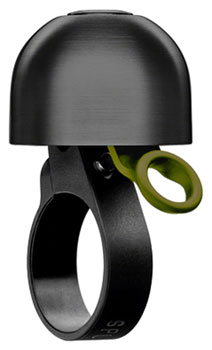 Spurcycle Compact Bell 22.2mm Blk/YelGrn EA Bell