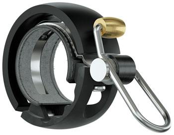 Knog Oi Luxe Bell Matte - Black, Small EA Bell
