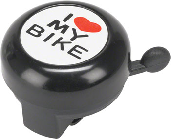 Dimension "I Heart My Bike" Black Bell EA Bell