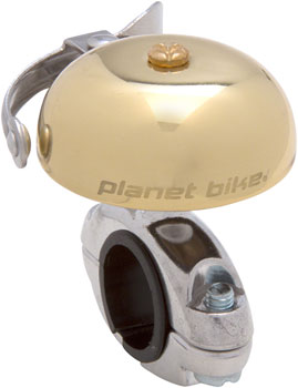Planet Bike Classic Courtesy Bell - Brass EA Bell