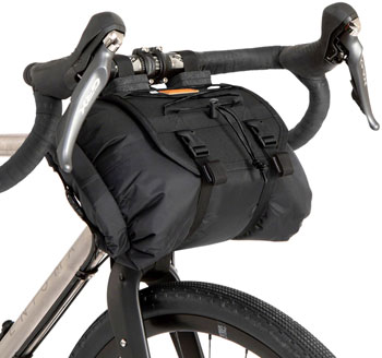 Restrap Bar Bag Handlebar Bag - Small, Black/Black EA Handlebar Bag