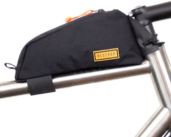 Restrap Strap-On Top Tube Bag - Black EA Top Tube/ Stem Bag