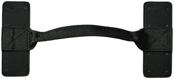 Basil Double Pannier Handle for Uniuversal Bridge and MIK Adaptor Plate, Black EA Bag Accessories