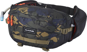 Dakine Hot Laps Waist Hydration Pack - 5L, 2L/70oz Reservoir, Cascade Camo Cascade Camo EA Lumbar/Fanny Pack