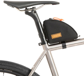 Restrap Rear Top Tube/Seatpost Bag - Black EA Top Tube/ Stem Bag