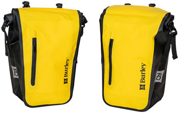 Burley Coho Pannier Set - 22L/Pair, Yellow EA Trailer Bags