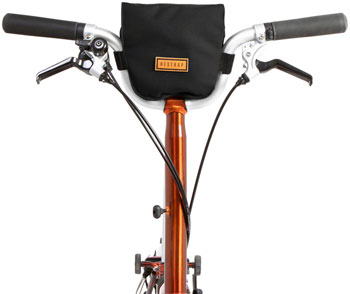 Restrap City Handlebar Bag - 1.2L, Black EA Handlebar Bag