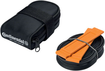 Continental Saddle Bag - Includes 700 x 18-25 Presta Tube, 2 Tire Levers, Black EA Seat Bag