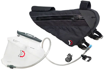 Revelate Designs Sandur Frame Bag with 1.5L Hydration Pack - Small, 2L, Black EA Frame Pack