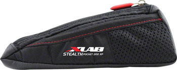 XLAB Stealth Pocket 200 XP Frame Bag: Black EA Top Tube/ Stem Bag