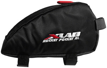 XLAB Rocket Pocket XL Top Tube/ Stem Bag: Black EA Top Tube/ Stem Bag