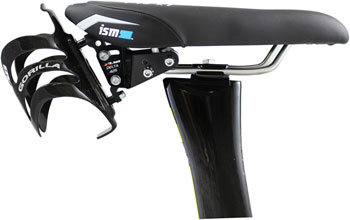 XLAB Delta 425 Alloy Saddle Mount: Black EA Water Bottle Cages