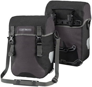 Ortlieb Sport-Packer Plus Pannier - 30L, Pair, Granite/Black PAA Panniers