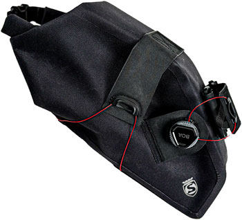 Silca Grinta Roll Top Saddle Bag - 2-5L Black EA Seat Bag