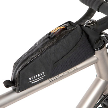 Restrap Race Top Tube Bag - Short, Black EA Top Tube/ Stem Bag