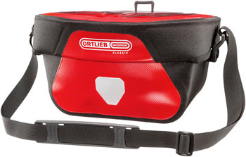 Ortlieb Ultimate Six Classic Handlebar Bag - Red, 5L Red EA Handlebar Bag