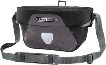 Ortlieb Ultimate Six Plus Handlebar Bag - Black, 5L Black EA Handlebar Bag