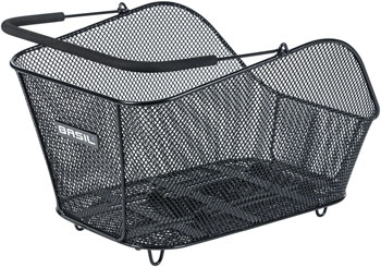 Basil Icon M MIK Rear Basket - Black EA Baskets