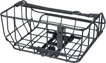 Basil Portland MIK Rear Basket - 25L, Matte Black EA Baskets