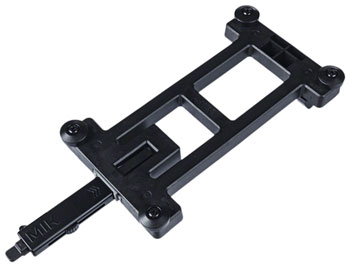 Basil MIK Adapter plate 2.0 -Lockable, Black EA Basket Accessory