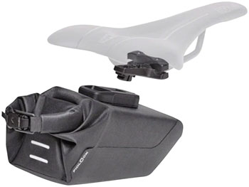 FIDLOCK Pinclip Saddle Bag and Base - Medium, Black EA Seat Bag