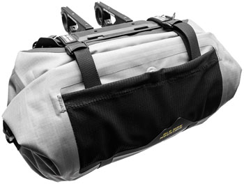 Old Man Mountain Manzanita Cradle and Bag - 9L Top Load Bag Gray EA Handlebar Bag