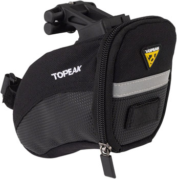 Topeak Aero Wedge Seat Bag - QuickClick, Small, Black EA Seat Bag