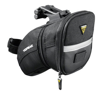 Topeak Aero Wedge Seat Bag - QuickClick, Medium, Black EA Seat Bag