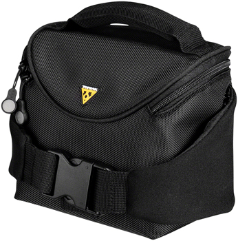 Topeak Compact Handlebar Bag/Fanny Pack - Includes Fixer 8, Black EA Handlebar Bag
