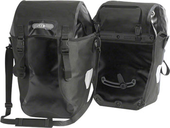 Ortlieb BikePacker Classic Pannier: Pair, Black Ultramarine/Black PAA Panniers