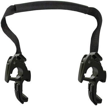 Ortlieb Replacement Pannier Hooks: For QL2.1 Systems, Fits 20mm Rails Only (no inserts), Pair, Black EA Bag Part