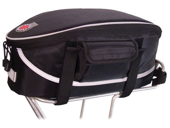 Banjo Brothers Rack Top Bag: Black EA Rack Bag