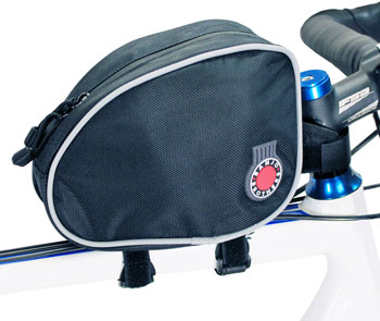 Banjo Brothers Top Tube Bag - Black, XL Black EA Top Tube/ Stem Bag