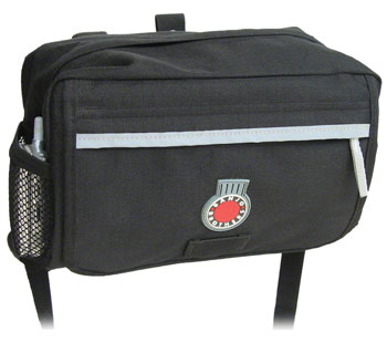 Banjo Brothers Handlebar Bag: MD, Black EA Handlebar Bag