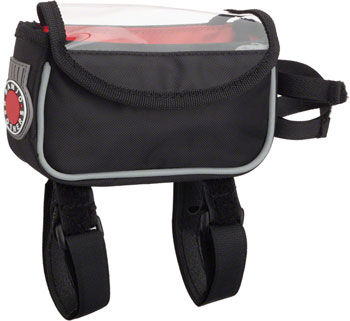 Banjo Brothers Top Tube/ Stem Bag: Black EA Top Tube/ Stem Bag