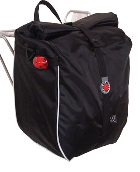 Banjo Brothers Waterproof Pannier: Black, Each Black EA Panniers